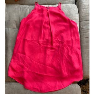 Hot pink scalloped tank